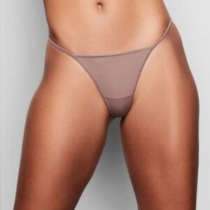 NWT Skims Fits Everybody T String Thong Panty Undies Umber Sz 4X